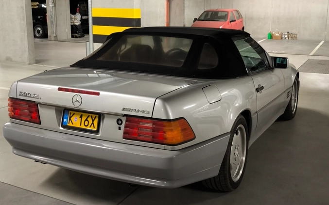 Mercedes-Benz SL cena 76500 przebieg: 135571, rok produkcji 1990 z Kraków małe 742